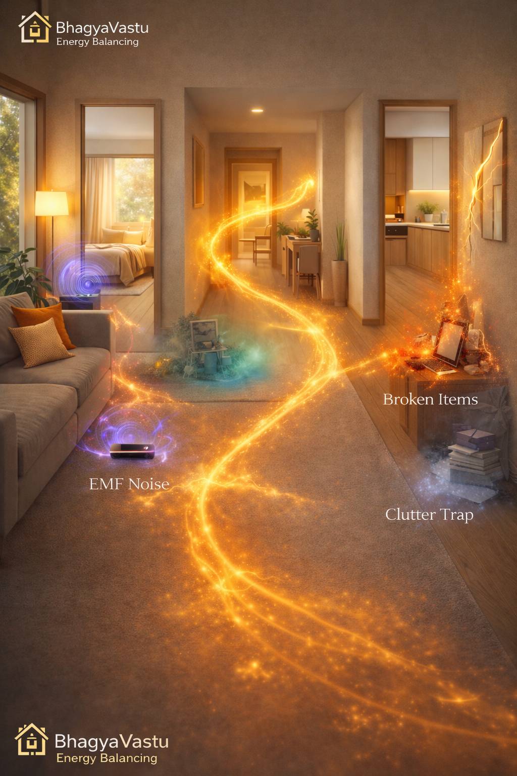 remove negative energy from house