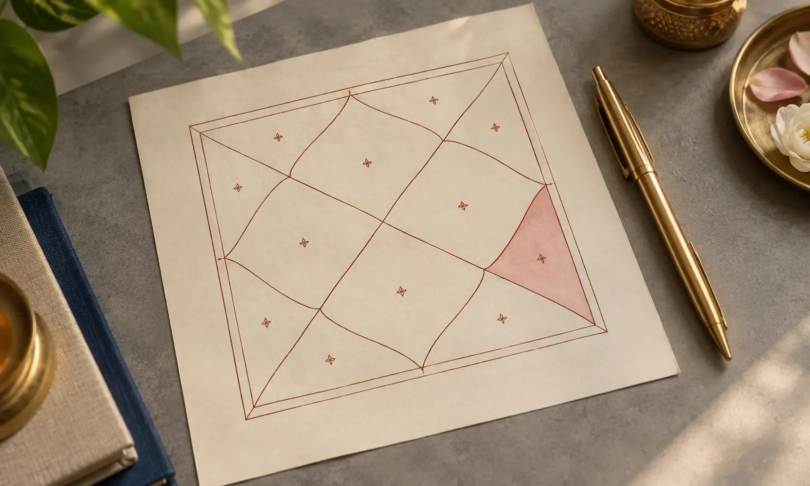 7th house relationship astrology — birth chart with the 7th house shaded