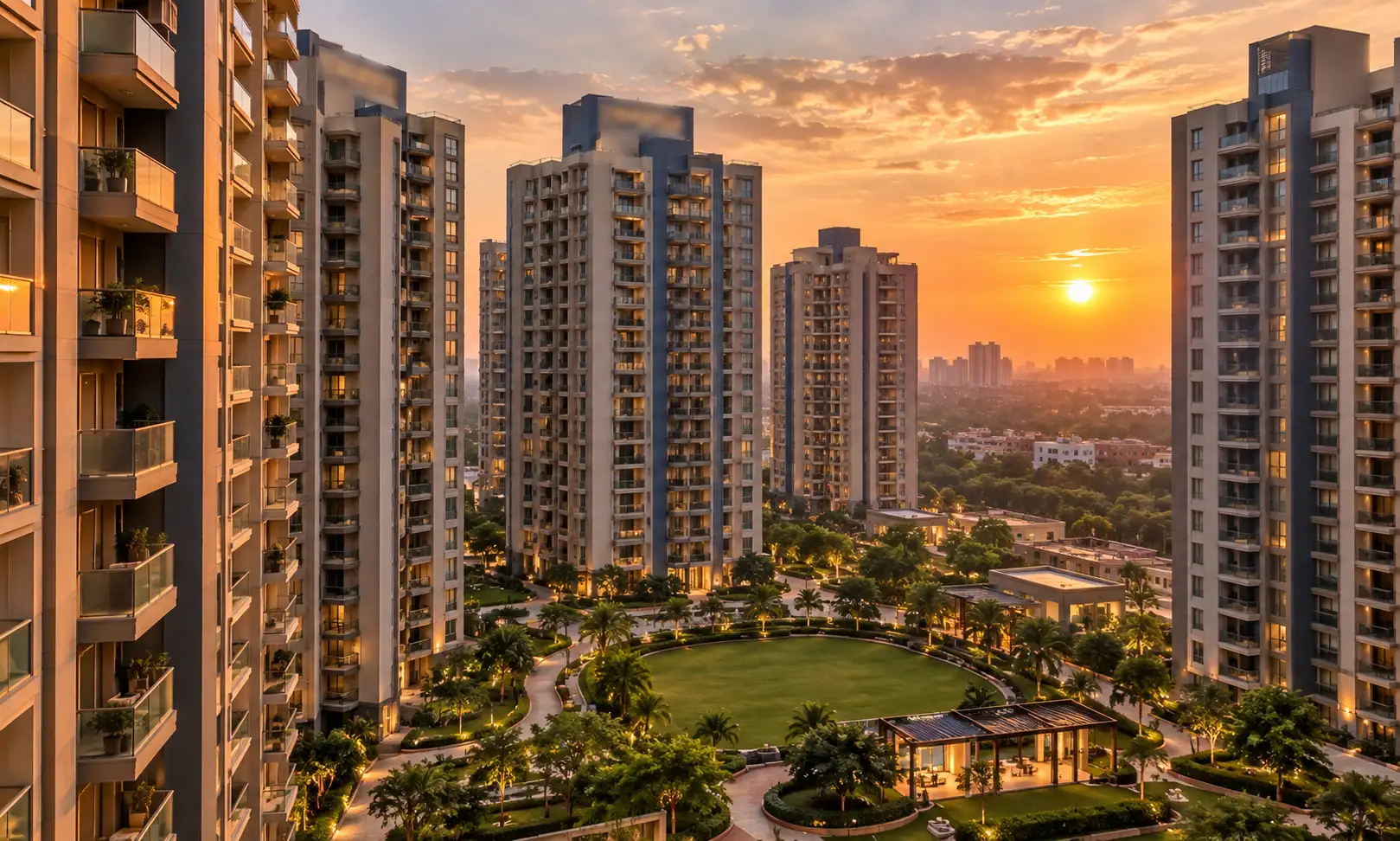 Flat number numerology in Greater Noida — residential society towers