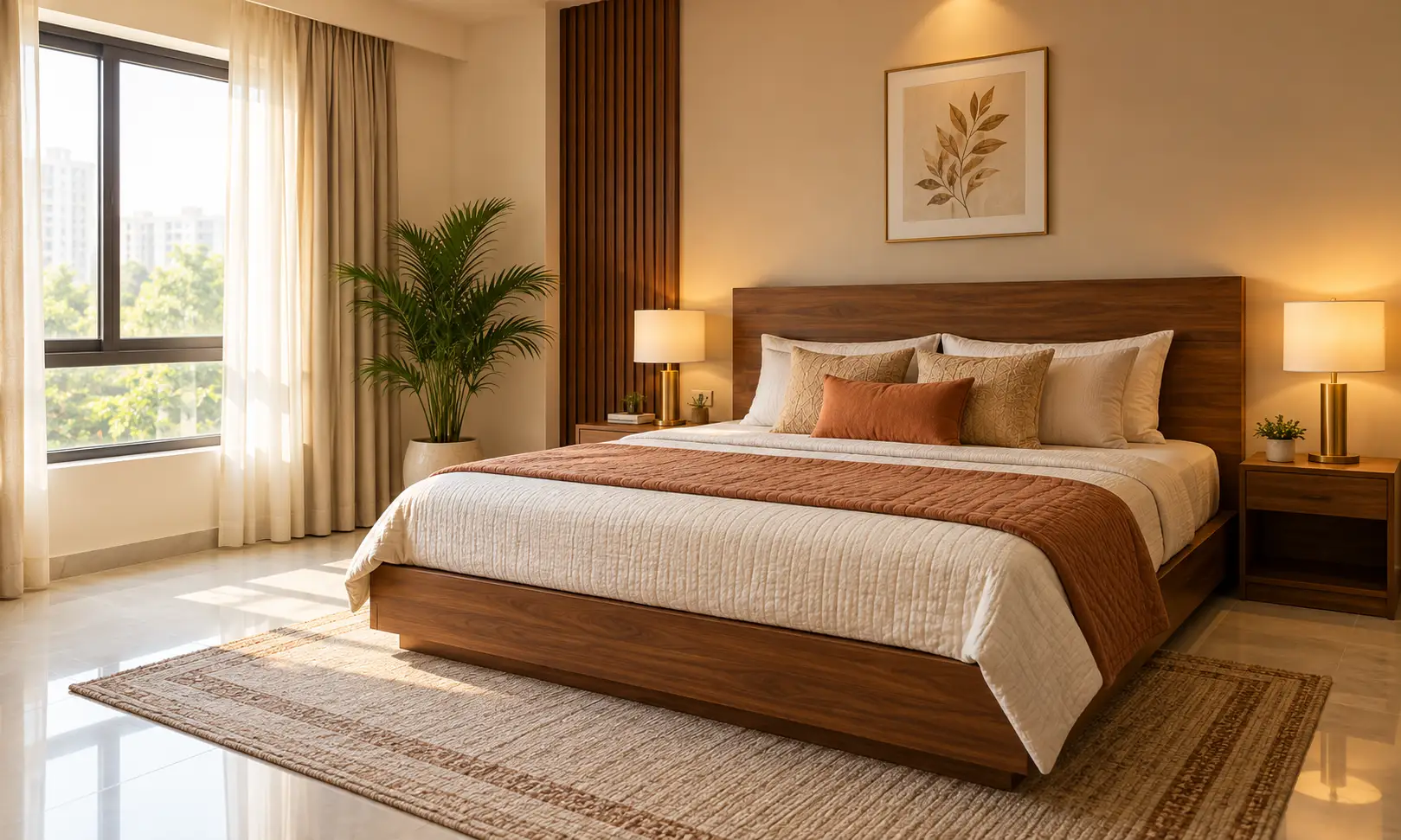 Vastu energy correction without demolition &mdash; placement changes in an Indian bedroom