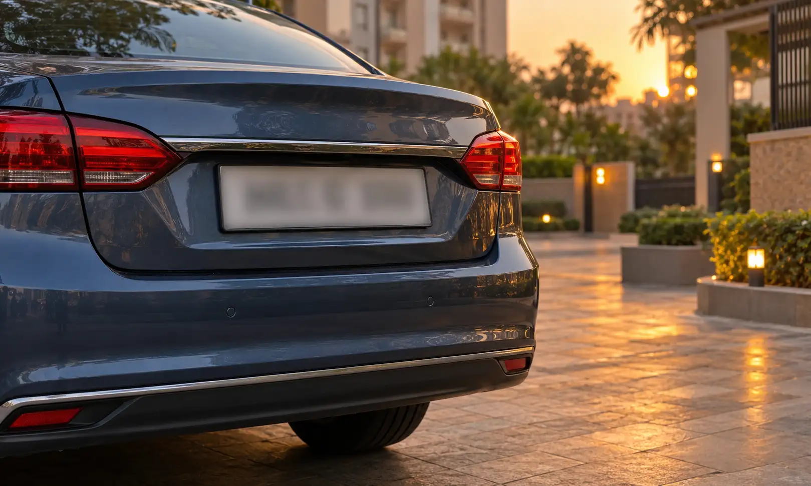 Vehicle number numerology — car number plate close-up